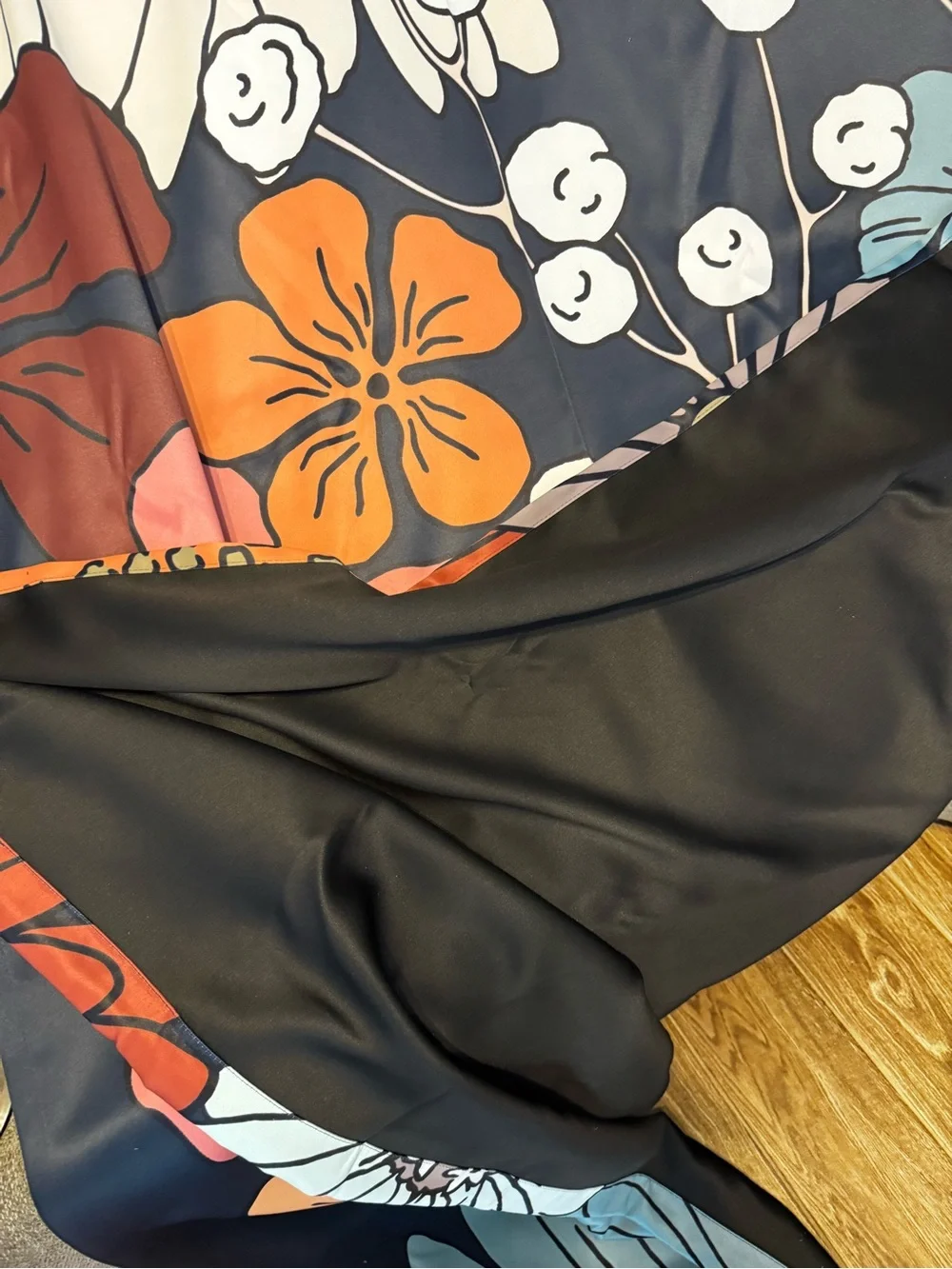 Floral Grommet Curtain Panels - Multi-Color